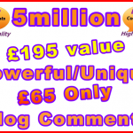SEOClerks Blog Comments 5million £65
