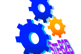 Ste-B2B Cogs Purple Ste Logo Image Shadowed