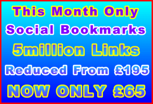 Ste-B2B Social Bookmarks this month only - visitor sales information support image £65