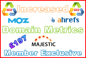 Domain 3x Metrics Increases 1 URL £197