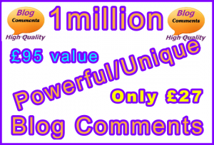 SEOClerks Blog Comments 1million £27