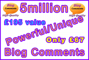 SEOClerks Blog Comments 5million £67