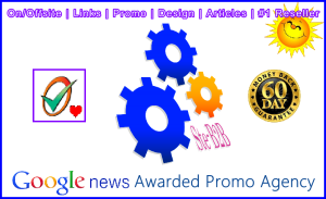 Ste-B2B.Agency Cogs Google News Promo Agency Footer Text Banner Image Blue Purple Orange