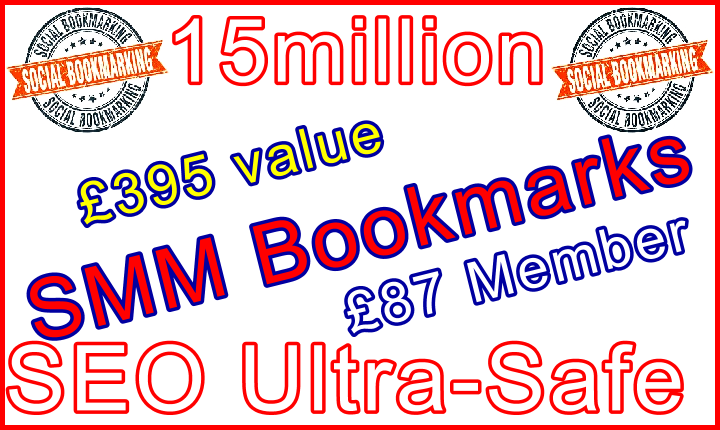 Social Bookmarks 15m 87GBP