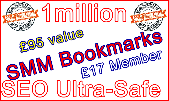 Social Bookmarks 1m 17GBP