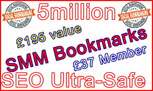 Social Bookmarks 5m 37GBP