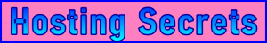 Ste-B2B.Agency Hosting Secrets Page Title - Visitor Navigation Support Banner Image Pink Blue