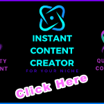 Instant Content Creator Banner Image