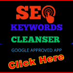 SEO Keywords Cleanser Image Multi-Coloured Black Bckgrnd