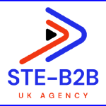 Ste-B2B UK Agency Logo Image Red Blue