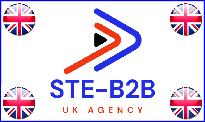 Ste-B2B UK Agency Logo Image Red Blue