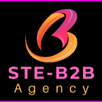 Logo Image Bendy Letter B Pink Orange