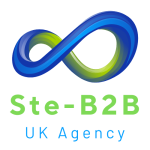 Ste-B2B Logo Bendy Loop Greens Blues