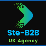 Ste-B2B Logo Image Boomerang Arrow Green Blue