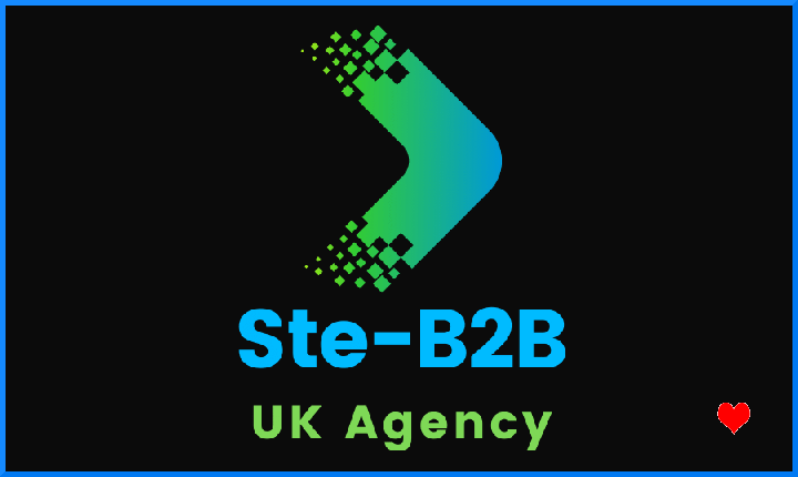 Ste-B2B Logo Image Boomerang Arrow Green Blue