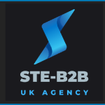 Ste-B2B Logo Image Letter S Blue Silver