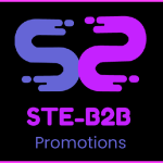 Ste-B2B Logo Image Mirrored Letter S Blue Purple