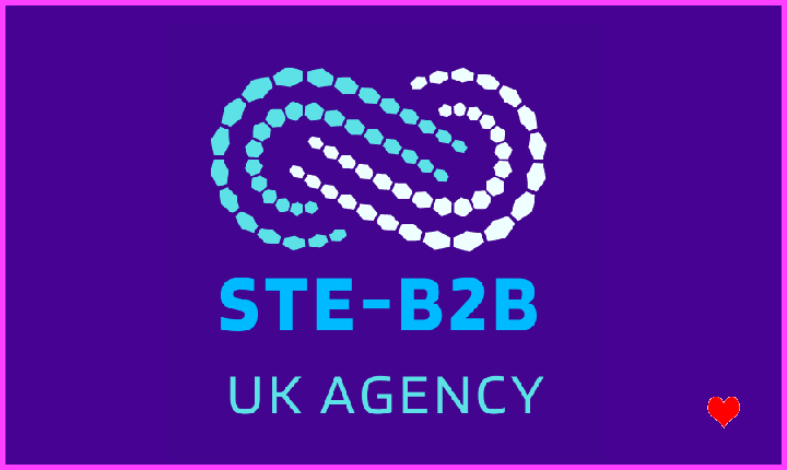Ste-B2B Logo Image Pearl Neckllace Blue