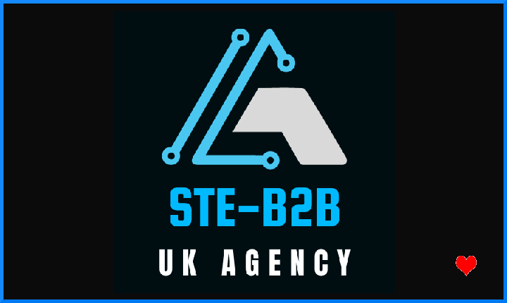 Ste-B2B Logo Image Piped Triangle Blue