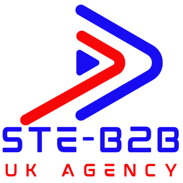 Image Ste-B2B UK Agency Text Update Canva Banner Edit red white blue (375 x 375 px)