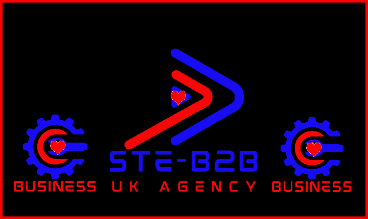 Ste-B2B Logo UK Agency EDIT Red Black Blue