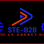 Ste-B2B Logo UK B2B Image Red Black Blue