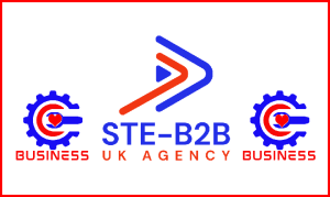 Ste-B2B Logo UK B2B Image Red White Blue
