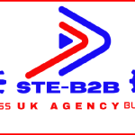 Ste-B2B Logo UK Canva B2B Image Red White Blue