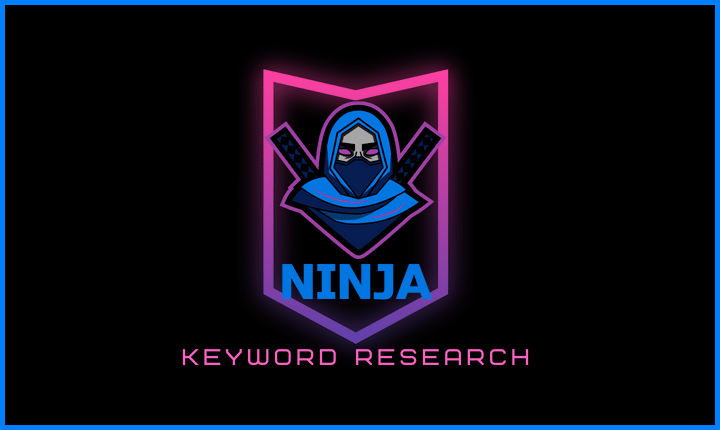Email Image Keyword Research Ninja Blue Pink Purple