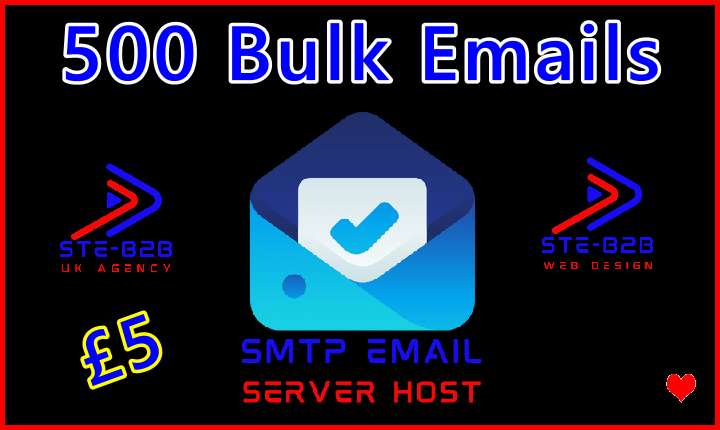 Ste-B2B SMTP Host Credits 500 5 GBP Banner Image Blue Red Black - Copy (2) - Copy