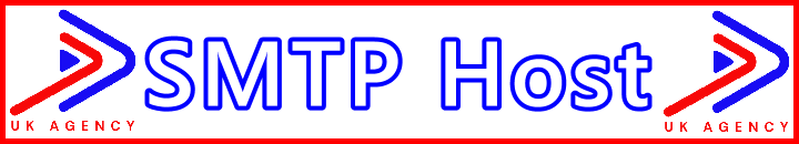 Ste-B2B SMTP Host Page Title - Visitor Navigation Information Support Red White Blue