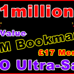 Ste-B2B SMM Bookmarks 1million £17 purple red yellow