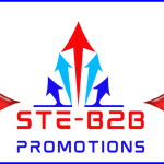 Ste-B2B Logo 5x Split Arrows Blue Red White