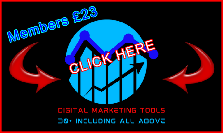 Ste-B2B Digital Marketing Tools 30+ Banner Image Black Blue Red