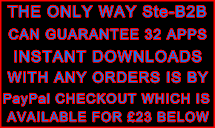 Ste-B2B PayPal Instant Download Page Banner Image Black Blue Red