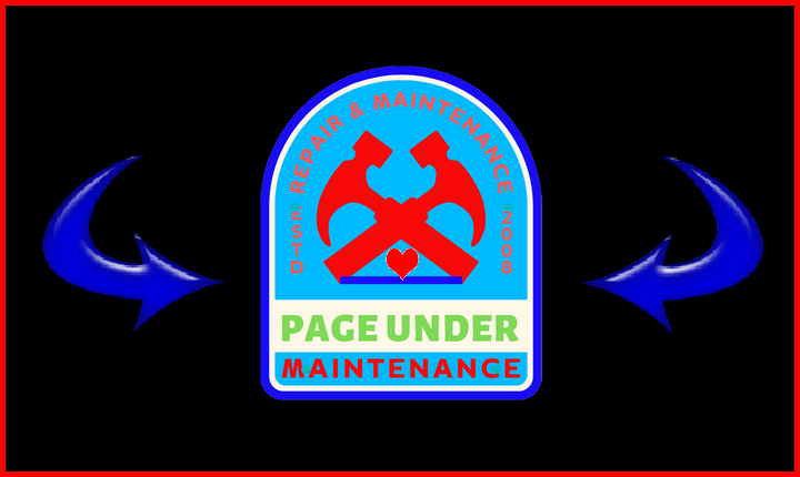 My-Pet-Extra Page Under Maintenance Banner Image Black Blue Red