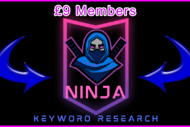 Image Keyword Ninja Banner Image Blue Pink Purple 9GBP