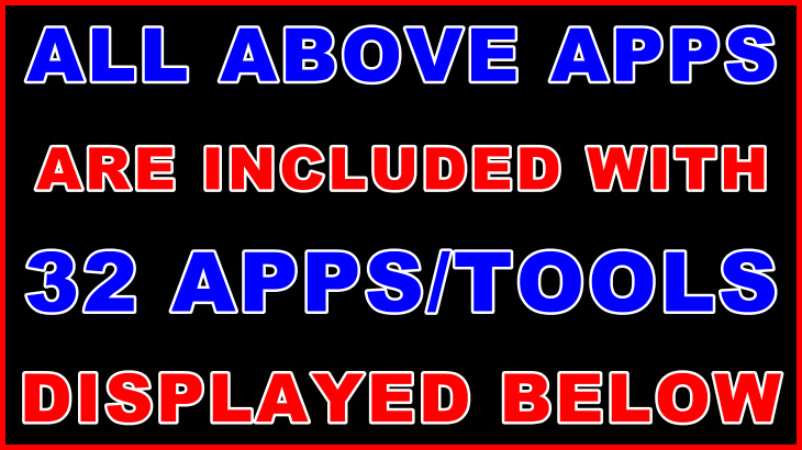 Ste-B2B 32 Apps Included - Visitor Information Support Banner Image Black Blue Red