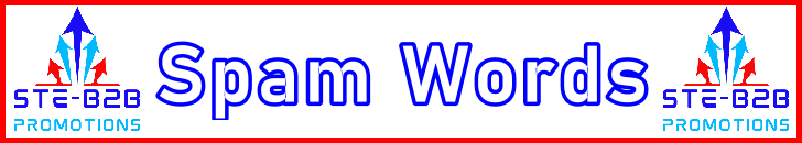 Ste-B2B Spam Word Secrets Visitor Information Support Banner Image Red White Blue EDIT