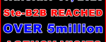 Ste-B2B Visits 5million visitor information support banner image black blue red