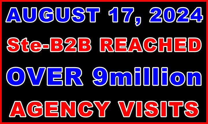 Ste-B2B Visits 9million visitor information support banner image black blue red