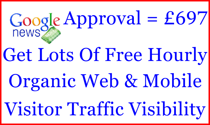 Image Google News Approval PayPal Costs 697GBP Banner Multicoloured