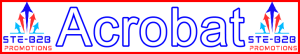 Ste-B2B Webmaster Acrobat Secrets - Visitor Navigation Information Support Banner Image Red White Blue