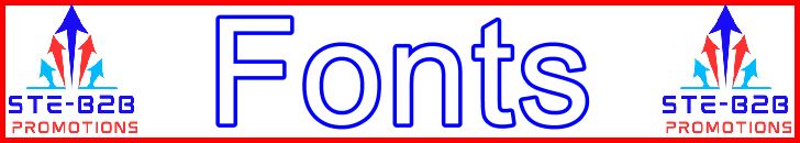 Ste-B2B Webmaster Adobe Fonts Secrets - Visitor Navigation Information Support Banner Image Red White Blue