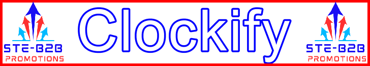 Ste-B2B Webmaster Clockify Secrets - Visitor Navigation Information Support Banner Image Red White Blue