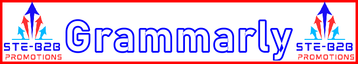 Ste-B2B Webmaster Grammarly Secrets - Visitor Navigation Information Support Banner Image Red White Blue