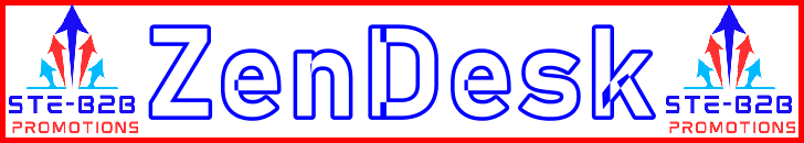 Ste-B2B Webmaster ZenDesk Secrets - Visitor Navigation Information Support Banner Image Red White Blue