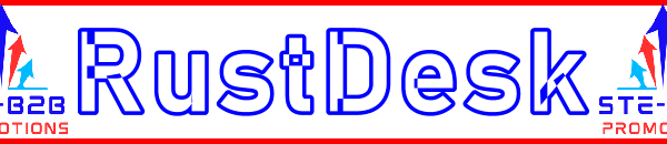 Ste-B2B Webmaster RustDesk Secrets - Visitor Navigation Information Support Banner Image Red White Blue