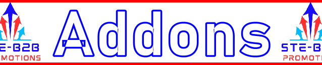 Ste-B2B Webmaster ScrapeBox Addons Secrets - Visitor Navigation Information Support Banner Image Red White Blue