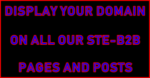 Display Your Domain Banner Image Bkue Red Black 820 x 430
